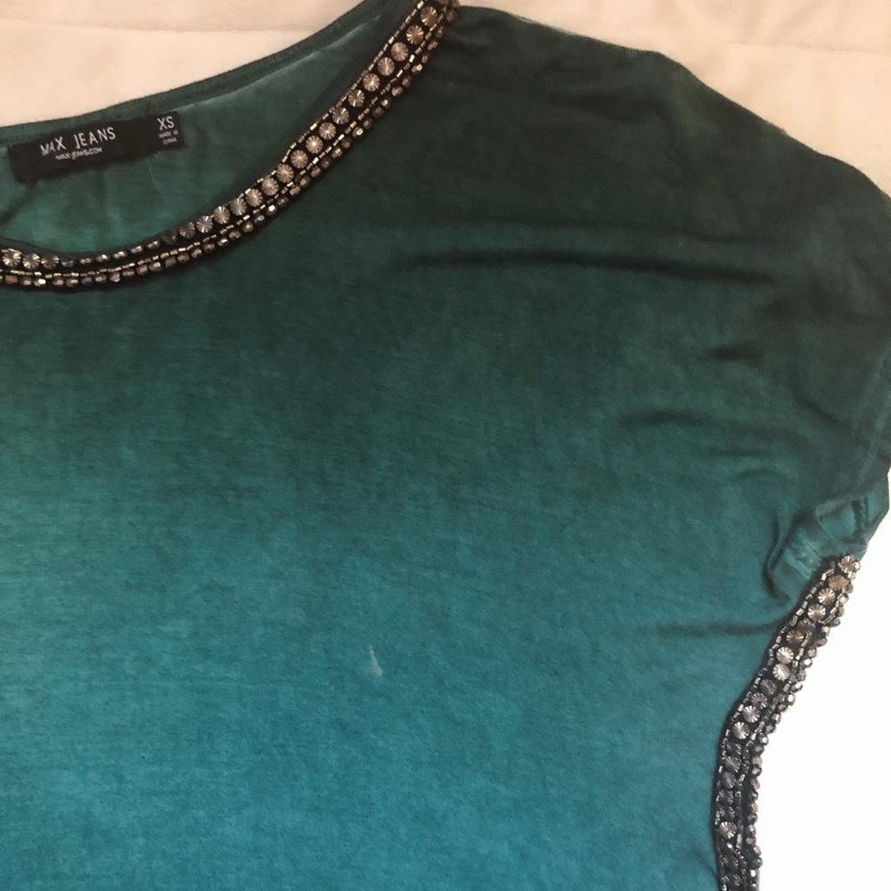 MAX JEANS • jeweled blouse